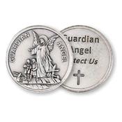 Guardian Angel Metal Pocket Token
