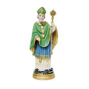 Renaissance Saint Patrick Statue – 5" Hand-Painted Resin Figure