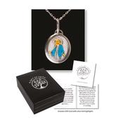 Miraculous Sterling Silver Necklace – 18 Inch Chain with Gift Box