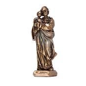 St. Joseph Resin Statue – Veronese Style with Two-Tone Bronze Finish