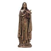St. Theresa Resin Statue – Veronese Style with Two-Tone Bronze Finish