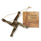 Metal St. Brigid’s Cross – Gift Boxed with Prayer