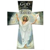 Easter Blessings Resin Standing Cross