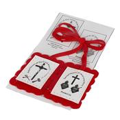 Red Scapular of the Passion with Leaflet
