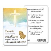 Someone in Heaven Verse Card