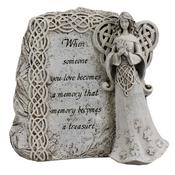 Celtic Angel Resin Grave Statue