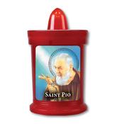 Saint Pio Operated Grave Light