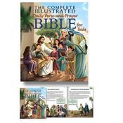 Complete Illustrated Daily Verse and Prayer Bible for Kids Hardback