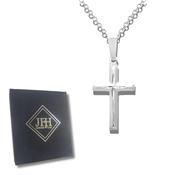 Sterling Silver Cross Pendant with Chain