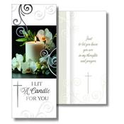I Lit a Candle for You Card - Slim