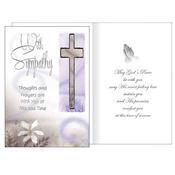 With Sympathy Card – Thoughts and Prayers Are With You