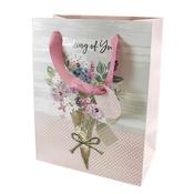 Thinking of You Gift Bag with Silver Foiling and Gift Tag image