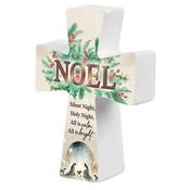 Porcelain Nativity Christmas Cross – Noel &amp;amp; Silent Night