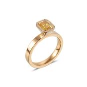 Emerald Cut Citrine Vibrance Ring image