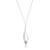 Silver Dancing Flame Long Pendant image