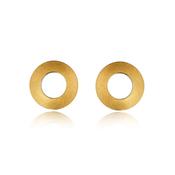 Fine Gold Disc Earrings image