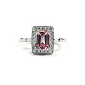 Art Deco Style Morganite Ring image