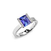 Tanzanite Lika Ring with Diamonds image