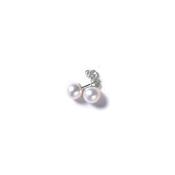 Large Pearl Stud Earrings image