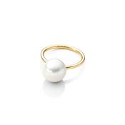 Large Pearl Ring - Gold image