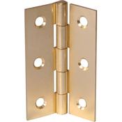 4"  BRASS BUTT HINGES ELECTRO BRASS (1 Pair) image