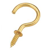 40MM ELECTRO BRASS CUP HOOK (PACK 6) image