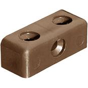 MODESTY BLOCK BROWN  (PACK 10)