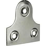 GLASS PLATE PLAIN CHROME PLATED 1¼" (PACK 8)