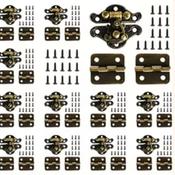 Jewellery Case Clip Sets - Bronze (Pack 12)