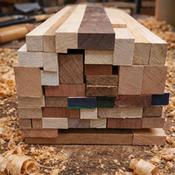 Bundle of mixed hardwoods PLANED