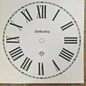 Clock Face Roman Numeral 305MM (Paper) - Pack of 5 image