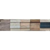 HARDWOOD PACK - 1200mm x 44mm x 20mm (18 Pieces) - 3 WHITE OAK, 3 ASH, 3 SAPELE, 3 ST. BEECH, 3 POPLAR, 3 WALNUT image