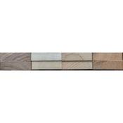 Hardwood Pack  - 600mm x 44mm x 20mm (8 Pieces) - 4 ASH, 4 WALNUT image