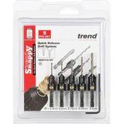 TREND "SNAPPY" COUNTERSINK SET (5 PIECE)