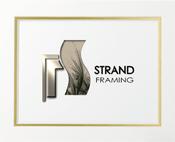 1.4mm Double Mount- 7mm offset- PW/ GOLD + PW backing board - 14 x 11in ope 240 x 160mm (rectangle) + CelloBag (100's price) - 1 Unit)
