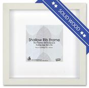 2032 Shallow Rib Frame Size - 229 x 229mm - Off White - Pack of 6 frames (New Stock For 2021)