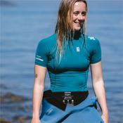 C-Skins Womens Nuwave Rash X Short Sleeve Vest