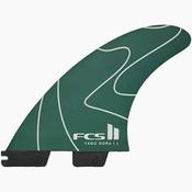 FCS II YAGO DORA PC TRI FIN SET PULSE GREEN