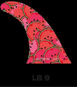 Scarfini 9" Eco Single Fin - Watermelon