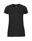Fitted T-Shirt | Ladies | Fairtrade 🌿 (L, Black)