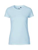Fitted T-Shirt | Ladies | Fairtrade 🌿 (2XL, Light Blue) image