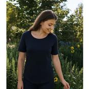 Half Sleeve T-shirt | Ladies | Fairtrade Cotton🌿  (L, Navy) image