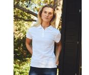Polo Shirt | Ladies | Fairtrade Cotton🌿  (White, L) image