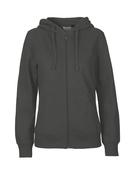  Zipped-Hoodie | Ladies | Fairtrade Cotton🌿  (Charcoal, XS)