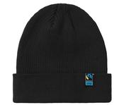 Beanie | Mixed Knit | Fairtrade Cotton🌿 (Black) image