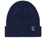 Beanie | Mixed Knit | Fairtrade Cotton🌿 (Navy)