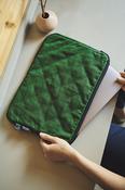 Laptop Sleeve | 15" | Fairtrade Cotton🌿 (Bottle Green)