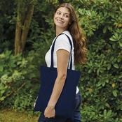 Shopping Bag | Long Handles | Fairtrade Cotton🌿 (Navy)
