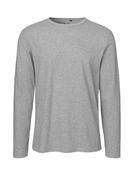 Long Sleeve T-Shirt | Men's | Fairtrade Cotton🌿  (Sport Grey, XL)