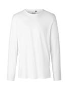 Long Sleeve T-Shirt | Men's | Fairtrade Cotton🌿  (White, S)